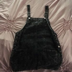 Overall Denim Skirt